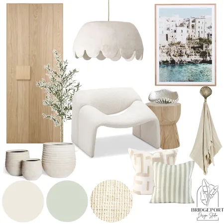 Modern Amalfi Living Room Interior Design Mood Board by Bridgeport Design Studio on Style Sourcebook