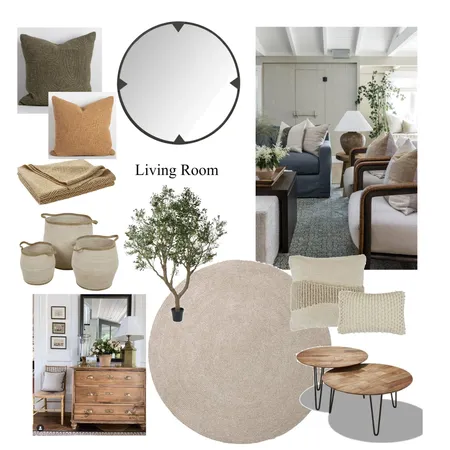 Glenda & David Living Room Interior Design Mood Board by MarnieDickson on Style Sourcebook