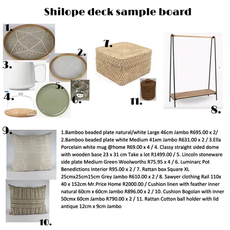Shilope deck Interior Design Mood Board by Tiani on Style Sourcebook