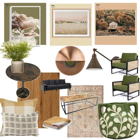 Bachelor living room fall refresh Interior Design Mood Board by Land of OS Designs on Style Sourcebook