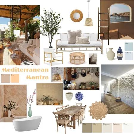 Mediterranean Interior Design Mood Board by sophievelasco on Style Sourcebook