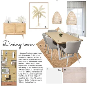 dining room Interior Design Mood Board by Jinteriors on Style Sourcebook
