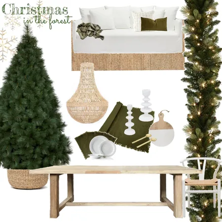 Green Christmas Interior Design Mood Board by TheBlancoHomestead on Style Sourcebook