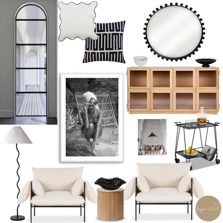 Black & White Edit Interior Design Mood Board by Sage & Cove on Style Sourcebook