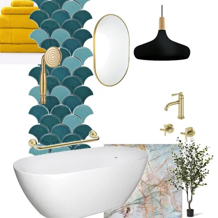 baño Interior Design Mood Board by dieni on Style Sourcebook