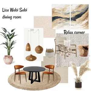 wabi sabi dining room Interior Design Mood Board by lisabet on Style Sourcebook