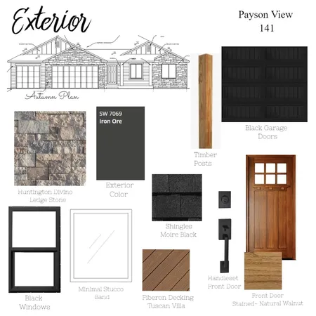 PV 141 Exterior Interior Design Mood Board by jallen on Style Sourcebook