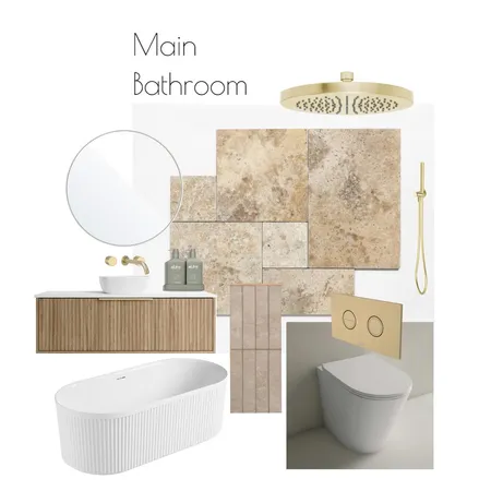 Main Bathroom Interior Design Mood Board by amandaphillips795@gmail.com on Style Sourcebook