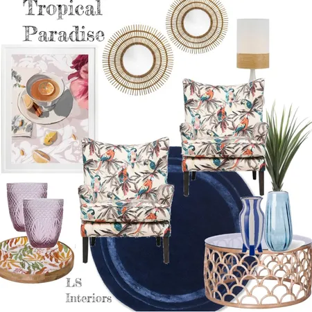 Tropical Paradise Interior Design Mood Board by LS Interiors on Style Sourcebook