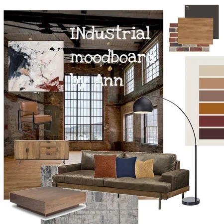 Industrial Mood Board Interior Design Mood Board by annkristine on Style Sourcebook