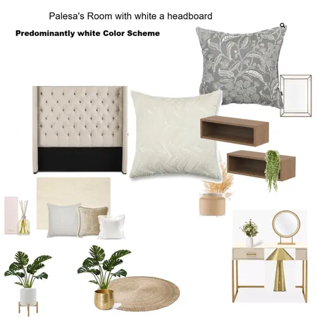 Palesa's Room with a white Board Interior Design Mood Board by Asma Murekatete on Style Sourcebook