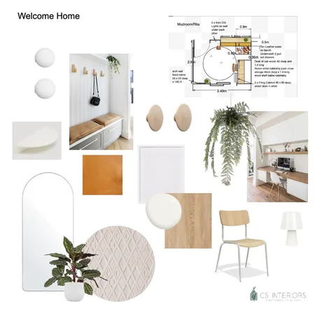 Rita Mudroom Interior Design Mood Board by CSInteriors on Style Sourcebook