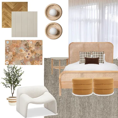 Master Bedroom Sample Board Interior Design Mood Board by Nicole Frelingos on Style Sourcebook