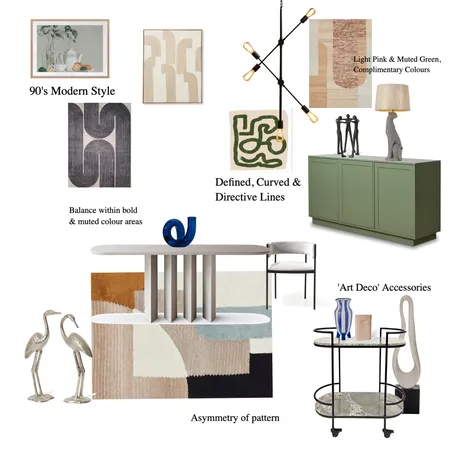 90's MODERN Interior Design Mood Board by danh on Style Sourcebook