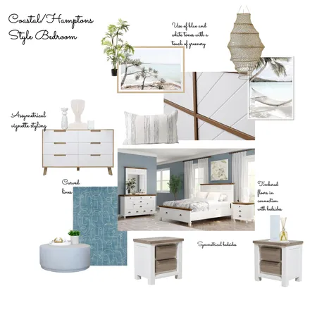 Coastal Bedroom Interior Design Mood Board by jesseclayworth on Style Sourcebook