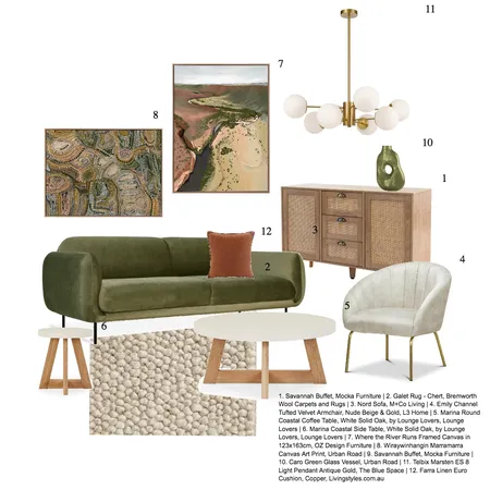 Living Interior Design Mood Board by danirh on Style Sourcebook