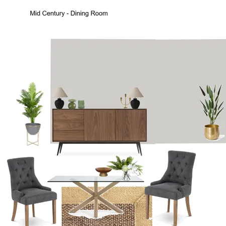 Grey Scheme Color Scheme- Option 1 with Rust Curtains & Charcoal Grey Chairs & Brown Sideboard & Tan Leather Chairs & Brown Sideboard Interior Design Mood Board by Asma Murekatete on Style Sourcebook