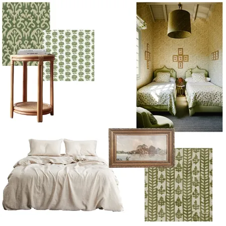 Green Room Interior Design Mood Board by Ballantyne Home on Style Sourcebook