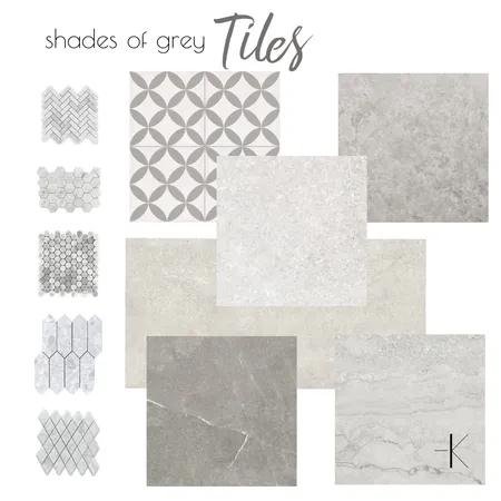 Shades of Grey- Tiles Interior Design Mood Board by Emma Knight Design on Style Sourcebook