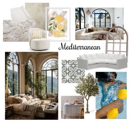 Mediterranean Interior Design Mood Board by Sheridan on Style Sourcebook
