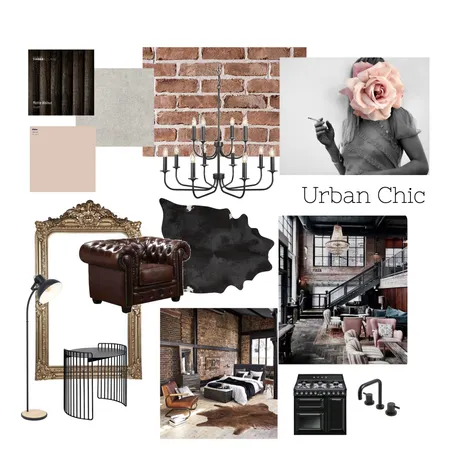 Urban Chic Interior Design Mood Board by Sheridan on Style Sourcebook