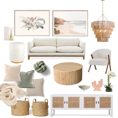 Module 9 Living Interior Design Mood Board by Melz Interiors on Style Sourcebook