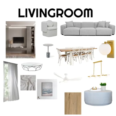 LIVINGROOM Interior Design Mood Board by bhoomi on Style Sourcebook