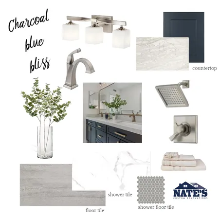 Charcoal Blue bliss Interior Design Mood Board by lincolnrenovations on Style Sourcebook