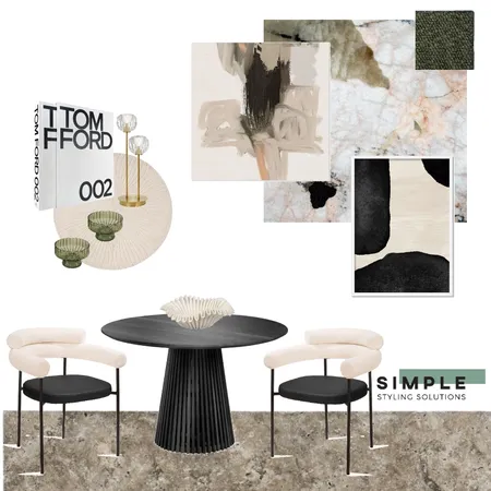 Emma - Luxe Dining 2 Interior Design Mood Board by Simplestyling on Style Sourcebook