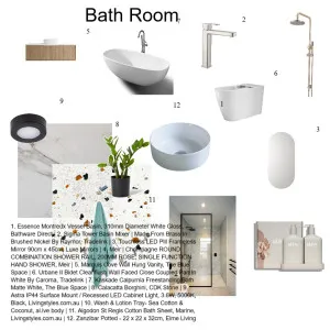 Bath Room MoodBoard Interior Design Mood Board by nayswe76@gmail.com on Style Sourcebook
