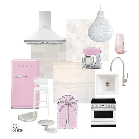Fairy Floss Kitchen Interior Design Mood Board by MEL MAR DESIGN on Style Sourcebook