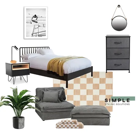 Teen boys room Interior Design Mood Board by Simplestyling on Style Sourcebook