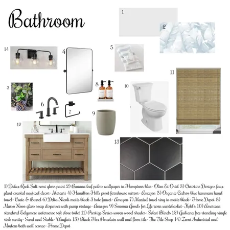 Bathroom sample board Interior Design Mood Board by Cahagirl77@yahoo.com on Style Sourcebook