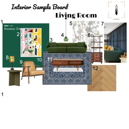 9 - Living Room Interior Design Mood Board by Nhselim on Style Sourcebook