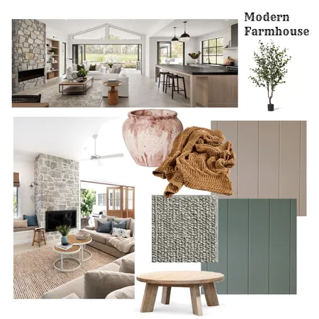 MoodBoard2- Modern Farmhouse Interior Design Mood Board by Mei on Style Sourcebook