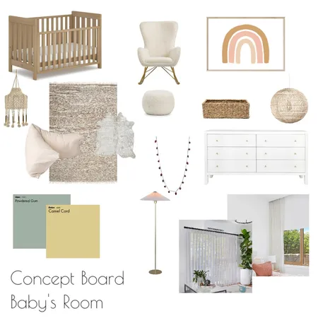 Concept board nursery Interior Design Mood Board by megmastaglia on Style Sourcebook