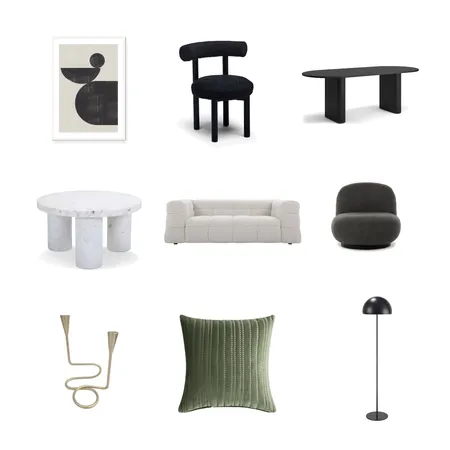 Contemporary Interior Design Mood Board by Mercedez on Style Sourcebook