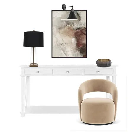 Desk area / Console in Family Room Interior Design Mood Board by adrianapielak on Style Sourcebook