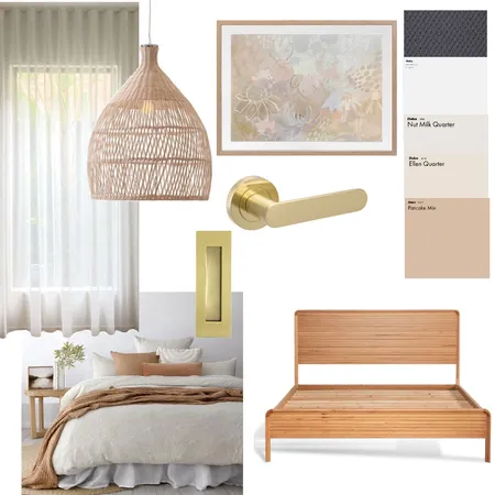 Guest Room warm neutrals Interior Design Mood Board by frandemetriou on Style Sourcebook