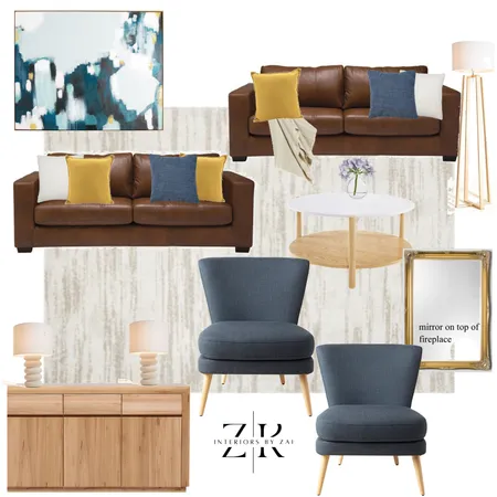 70’s home living room Interior Design Mood Board by Interiors By Zai on Style Sourcebook