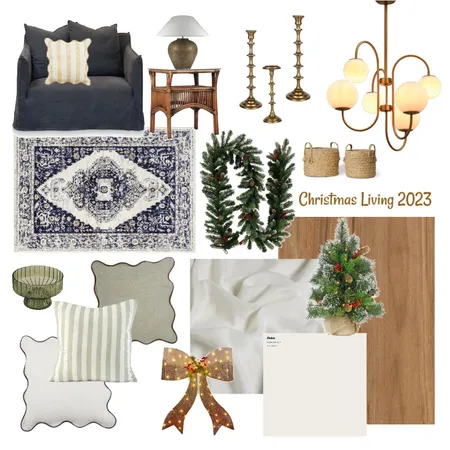 Christmas Living 2023 Interior Design Mood Board by Two Wildflowers on Style Sourcebook