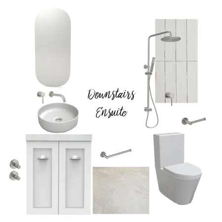 Downstairs Ensuite Interior Design Mood Board by natmatkovic@hotmail.com on Style Sourcebook