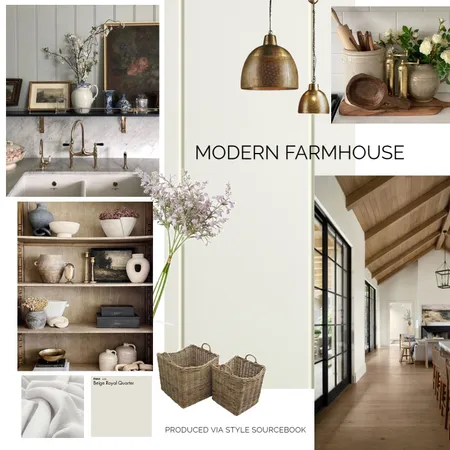 Modern Farmhouse Interior Design Mood Board by jessica.khouri on Style Sourcebook