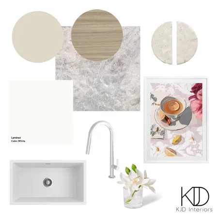 Light & Neutral Kitchen Interior Design Mood Board by KJD INTERIORS on Style Sourcebook