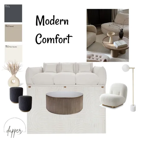 Richmond Living Modern Comfort Interior Design Mood Board by alexnihmey on Style Sourcebook