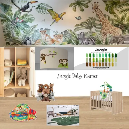 Jungle baby kamer Interior Design Mood Board by franky.thys@pandora.be on Style Sourcebook