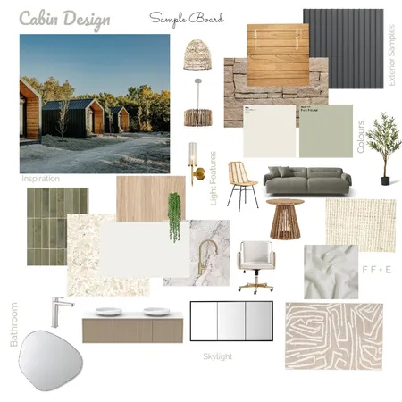 CABIN DESIGN Interior Design Mood Board by Siphumze on Style Sourcebook