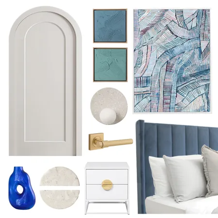 Bedroom Blues Interior Design Mood Board by Hardware Concepts on Style Sourcebook