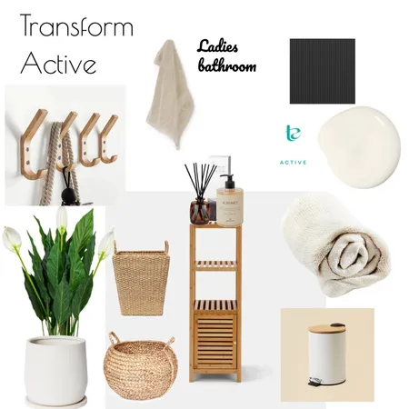 Transform Active ladies bathroom Interior Design Mood Board by FOUR WINDS on Style Sourcebook