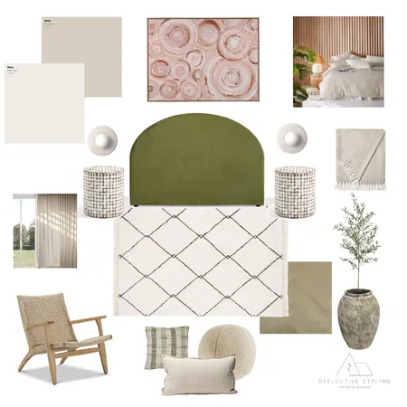 Bedroom Interior Design Mood Board by Reflective Styling on Style Sourcebook